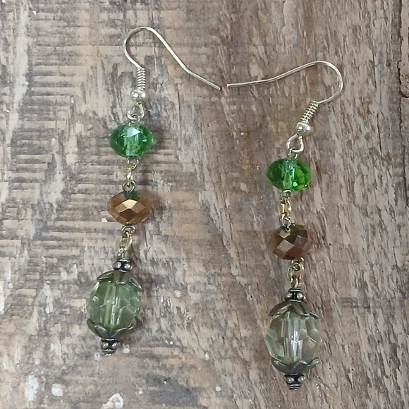 Homemade St. Pats Earrings - Picture 1 of 1
